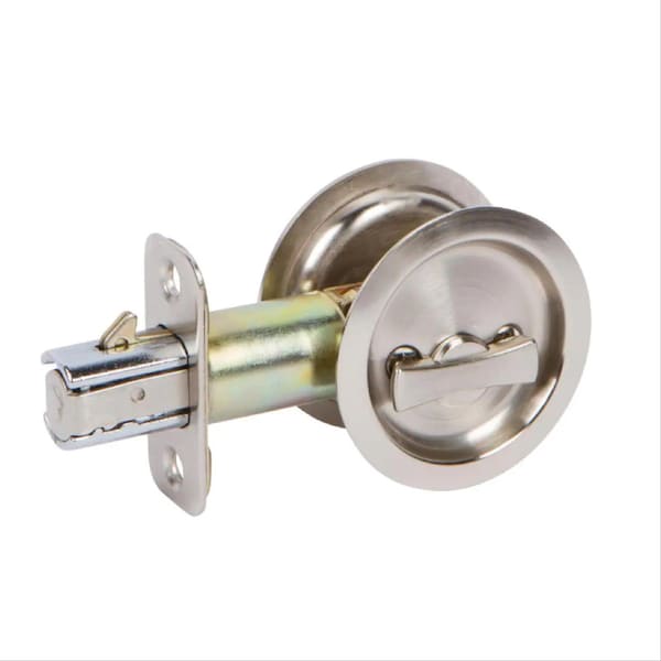 Delaney Hardware ROUND POCKET DOOR LOCK PRIVACY US15 442420 - main